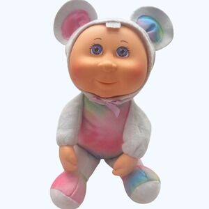 Cabbage Patch Kids Mollie Mouse Plush Doll 13" Pastel Rainbow Stuffed Toy